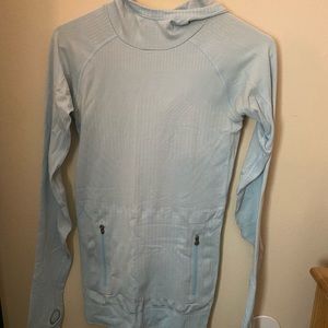 Lululemon high neck + thumb hole pullover
